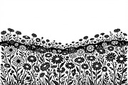 60 Daisy Flower Field Silhouette, a Seasonal Illustration by Amazin_art (Thumbnail 33 of 35)