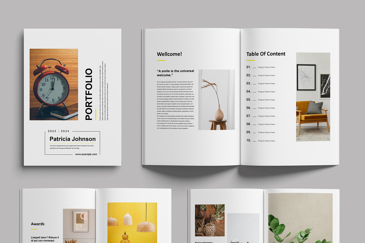 Portfolio Template, a Brochure Template by MightyDesign (Photo 2 of 7)