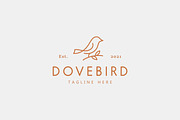 Dove Bird Perched on a Branch Logo, a Branding & Logo Template by Signatoro (Thumbnail 2 of 2)