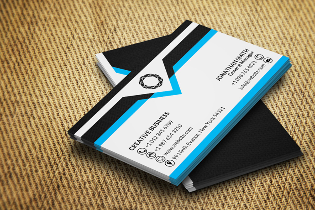 Corporate Business Card CM053, a Business Card Template by annozio (Photo 3 of 4)