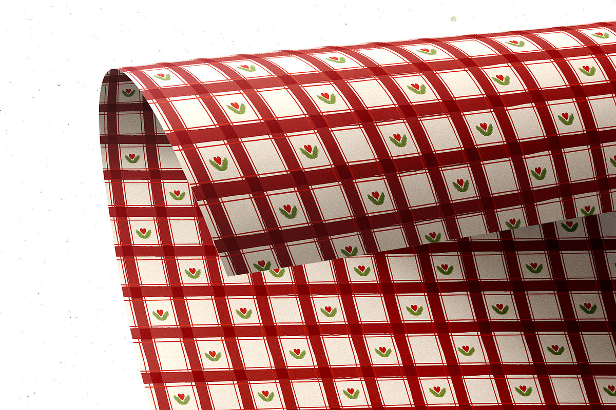 100+ Cozy Christmas Patterns & Frame, a Pattern Graphic by Mio Buono (Photo 3 of 16)