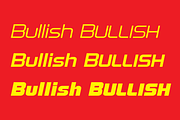 Bullish - Sans Serif Font Family, a Sans Serif Font by GG Design (Thumbnail 4 of 11)