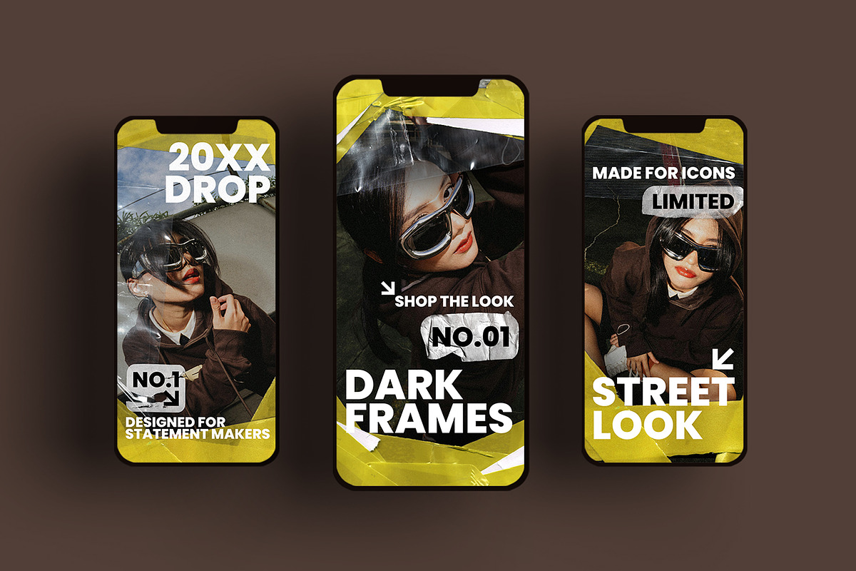 10 Bold Frames Social Media Pack, a Social Media Template by Parisa-Artstudio (Photo 2 of 4)