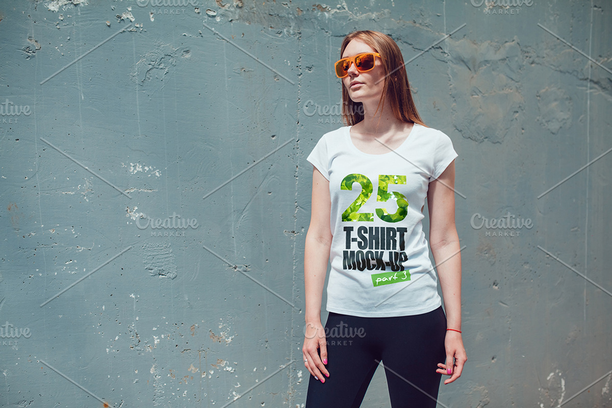 25 T-Shirts Mock-Up (Part 3), a Shirt Mockup by Freeman Studio (Photo 31 of 32)