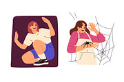 People with phobias & fears concept, a Person Illustration by Good Studio (Thumbnail 2 of 14)