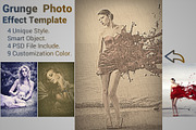 Grunge  Photo Effect Template, a Texture Illustration by MithunLekson (Thumbnail 3 of 4)