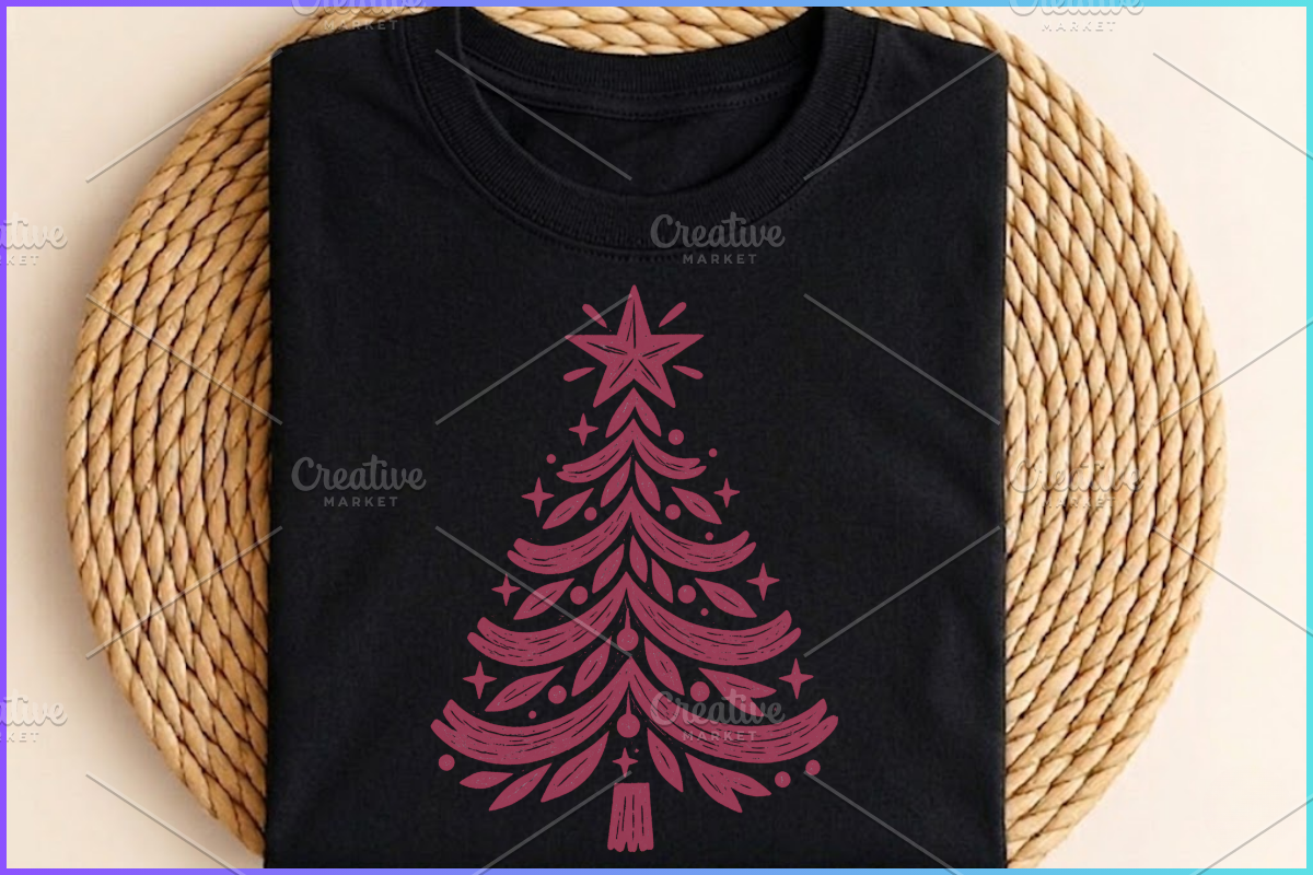 Pastel Christmas Trees PNG Bundle, a Decorative Illustration by Ink Gallery (Photo 10 of 12)
