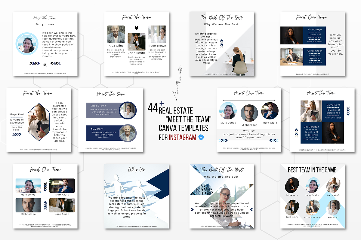 Meet The Team Canva Template, a Social Media Template by Kay Designs (Photo 3 of 3)
