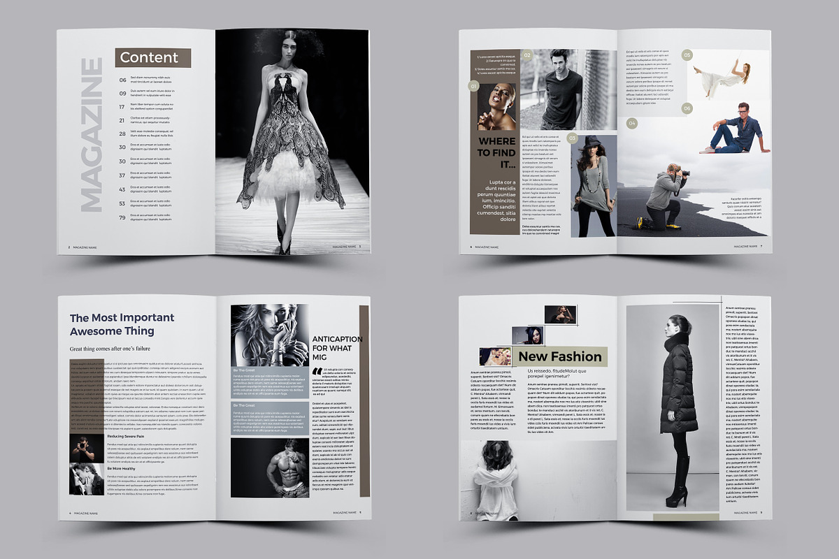 Fashion Magazine, a Magazine Template by artico (Photo 2 of 4)