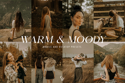 15 Warm and Moody Lightroom Presets, a Preset Add-On by CVR Presets