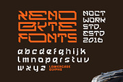 Xeno Byte Font, a Sans Serif Font by Nocturnal Workspace (Thumbnail 4 of 8)