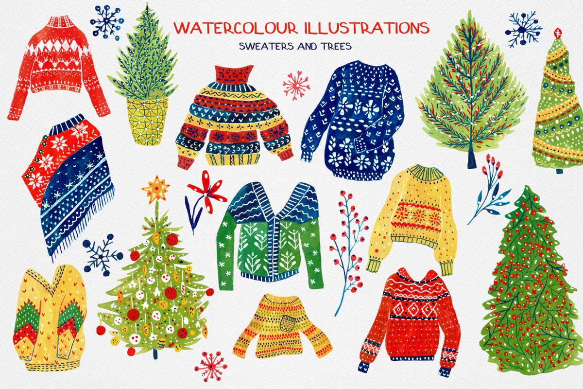 Watercolour Winter Rainbow, an Illustration by Anna Ivanir (Photo 7 of 9)