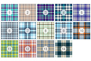 #274 Winter Plaid Patterns, a Pattern Graphic by Plaid4You (Thumbnail 2 of 5)
