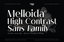 Melloida High Contrast Sans Family