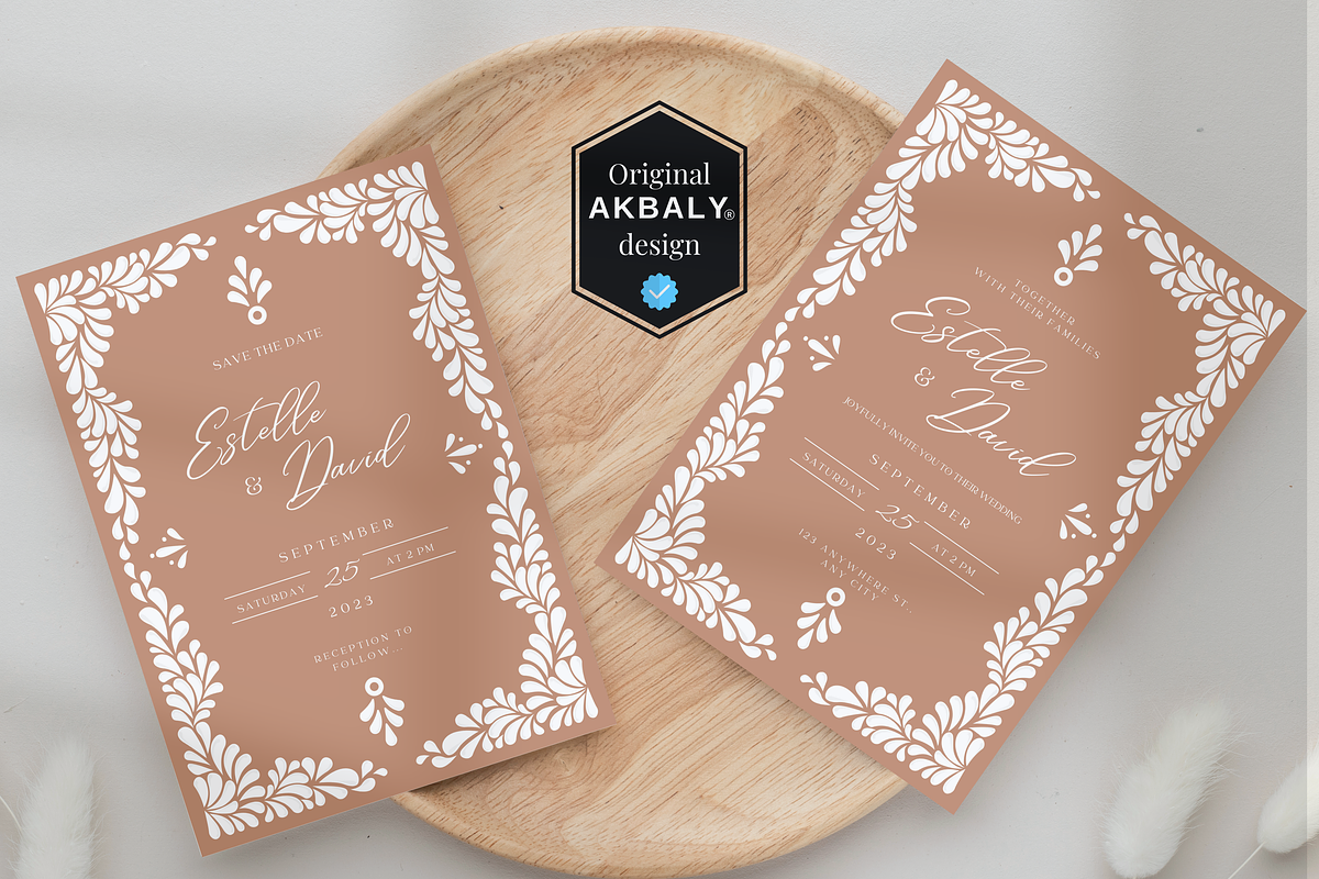 Talavera Wedding Invitations, a Templates & Theme by Akbaly (Photo 6 of 12)