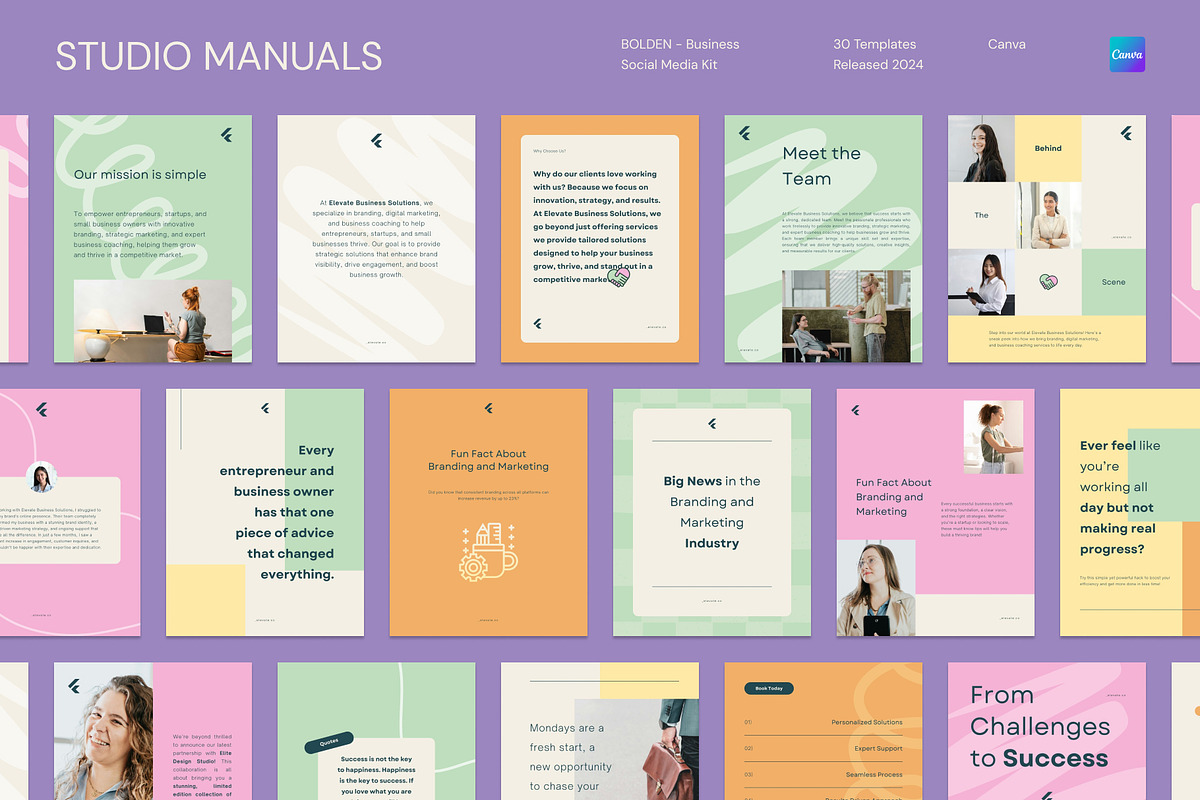 BOLDEN - Business Social Media Kit, a Social Media Template by Studio Manuals (Photo 4 of 8)