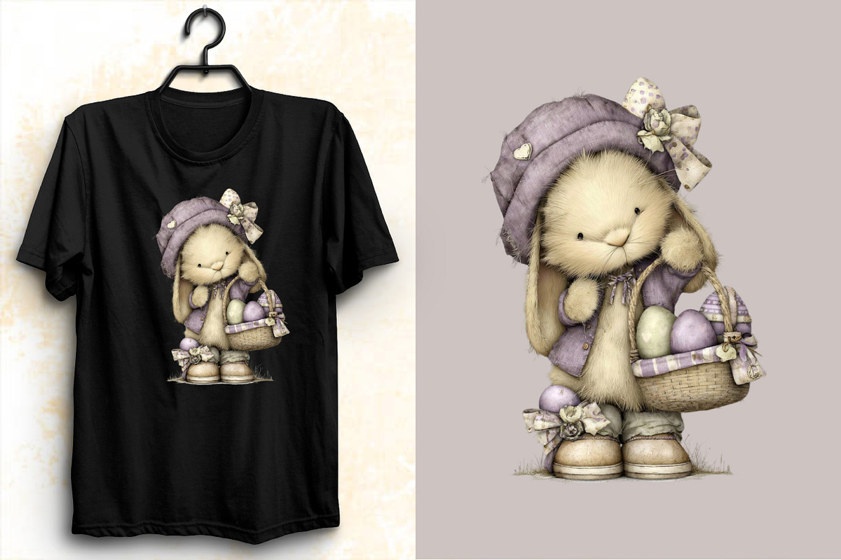 Baby Bunny Easter Clipart Bundle, an Illustration by SVGArt (Photo 2 of 8)