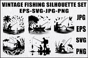 Fishing Vector Scene Bundle, a Graphic by jahid234 (Thumbnail 1 of 9)
