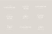 Cotton Minimal Logo Kit PSD,AI,EPS, a Branding & Logo Template by Studio Witzenhausen (Thumbnail 2 of 10)