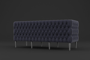 3D Models For Blender 5 Modern Sofas