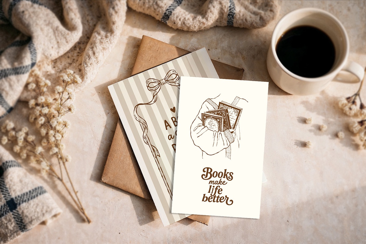 Coffee & Books Bookish Vector Set, an Object Graphic by VerAna (Photo 19 of 23)