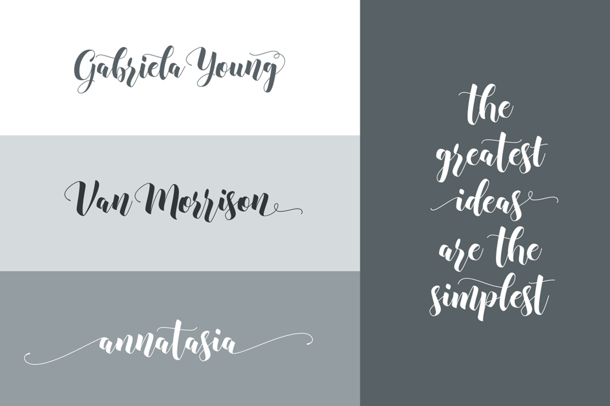 Glorydays Cursive Font preview 5