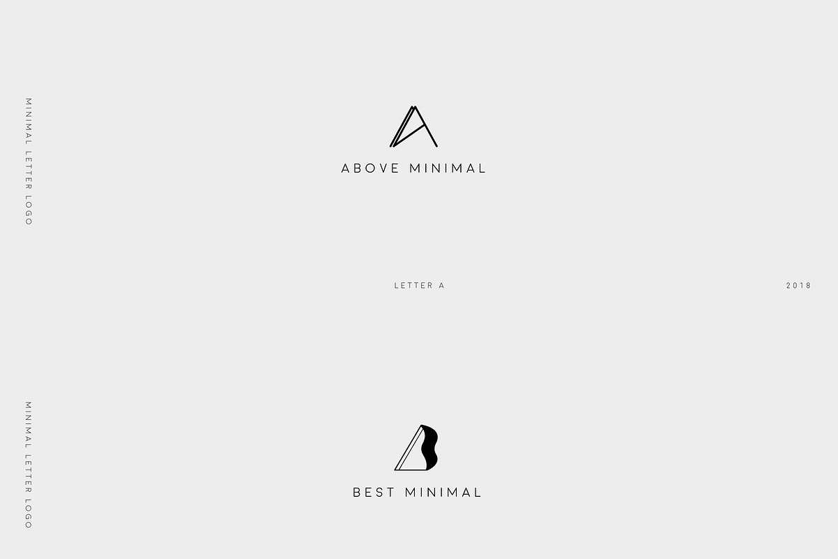 ALPHABET Minimalist logo bundle, a Branding & Logo Template by designbydi (Photo 3 of 6)