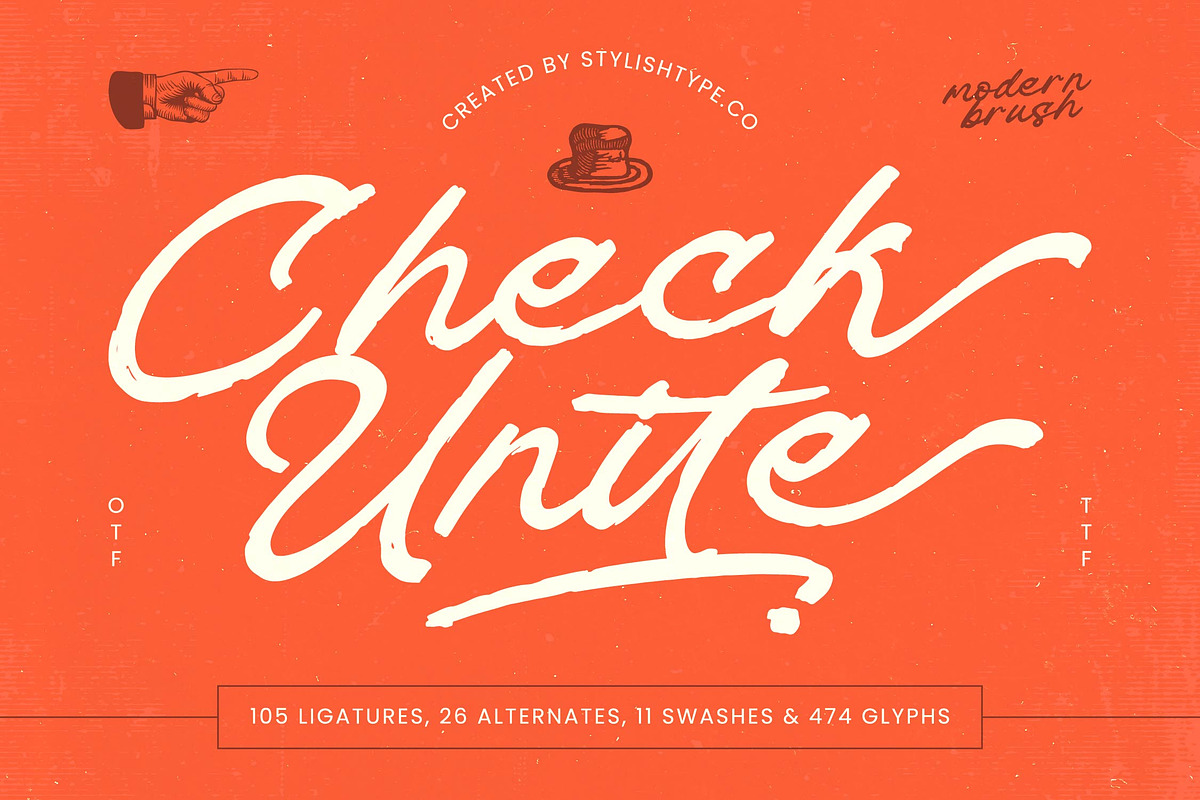 Check Unite Modern Brush Font, a Script Font by stylishtype.co (Photo 1 of 20)