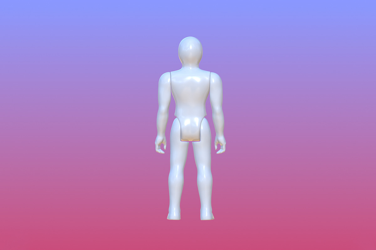 3D Retro Style Action Figure, a Characters & Person 3D Model by Jawa Station (Photo 4 of 7)