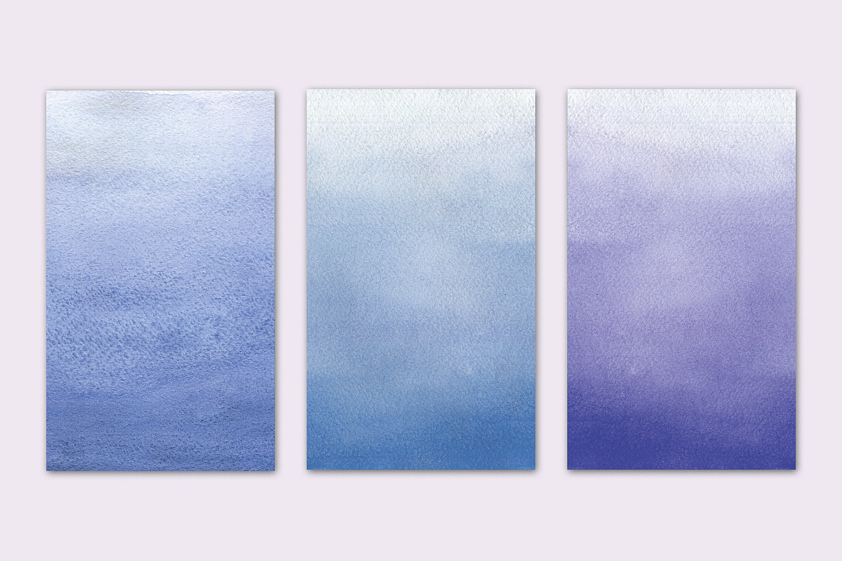 WATERCOLOR BLUE GRADIENT, a Texture Graphic by Sophico (Photo 3 of 5)