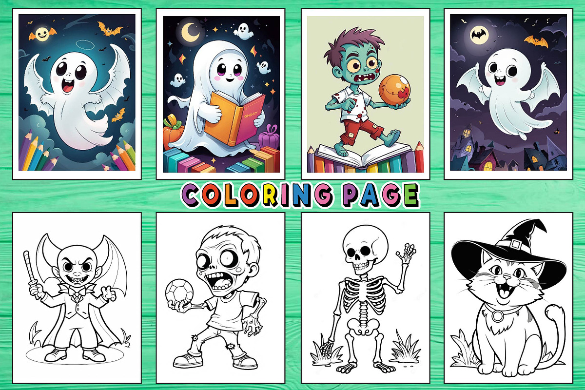 Spooky Coloring Pages For Kids, an Arts & Entertainment Photo by Wow Magic