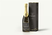 Champagne Bottle Mock-up, a Product Mockup by zippypixelstudio (Thumbnail 15 of 16)
