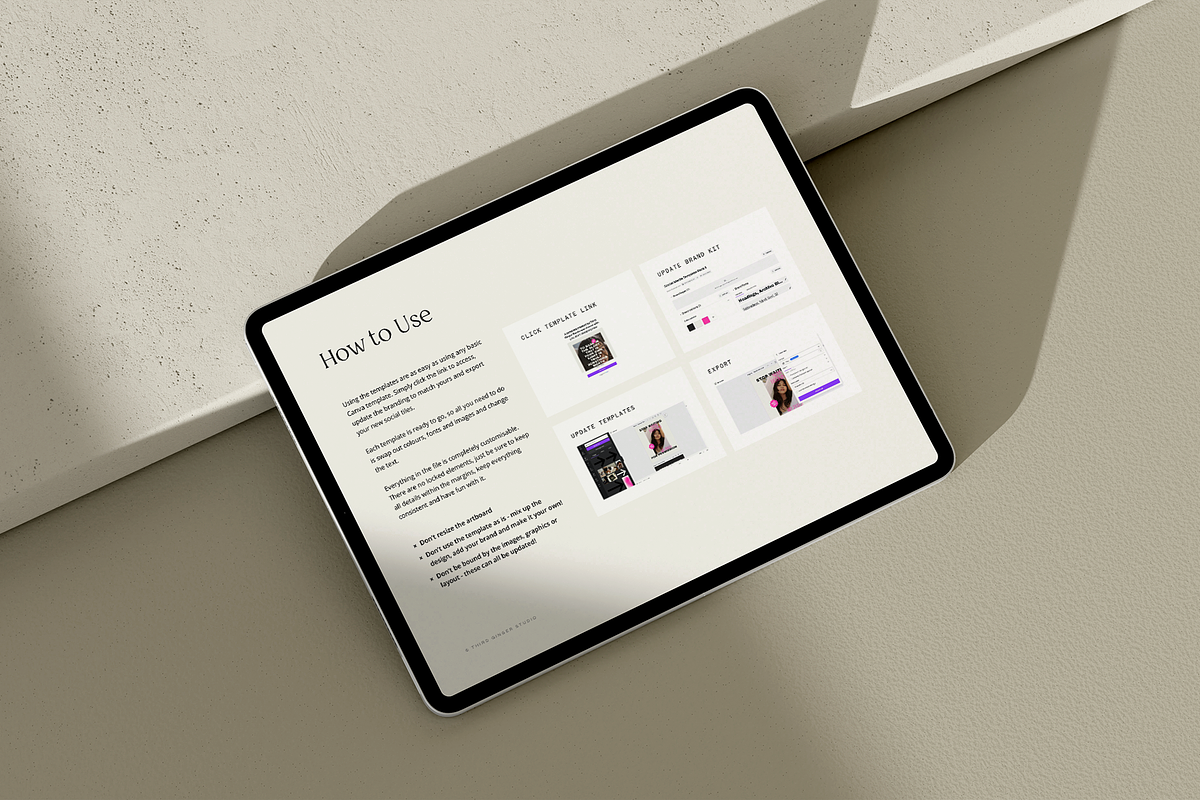 EVIE | Canva Social Media Templates, a Social Media Template by Third Ginger Studio (Photo 7 of 8)