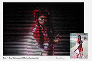 Sci-Fi And Hologram Photoshop Action preview 4