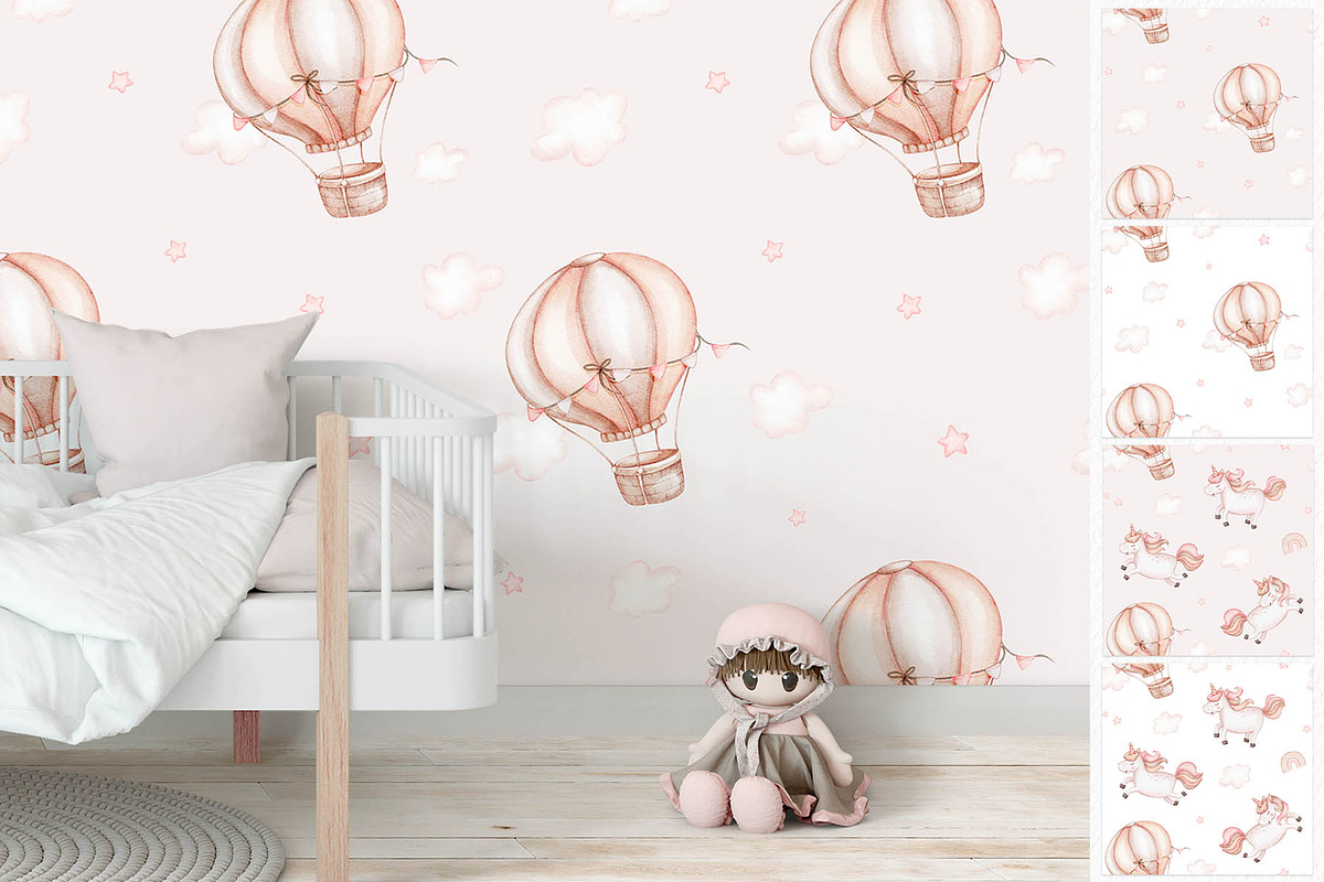 Unicorn Sweet Dreams Set, an Object Illustration by Eva Katerina (Photo 5 of 8)