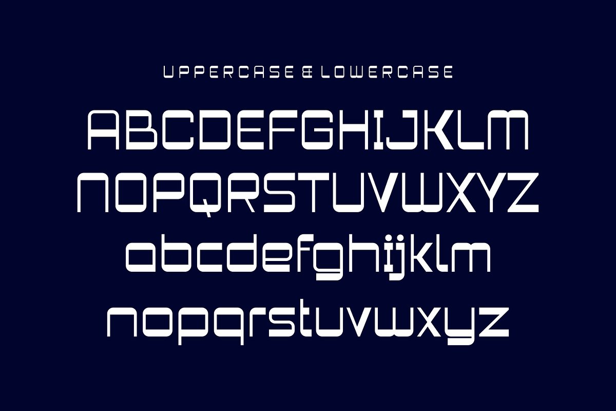 Becos - Technology Font, a Sans Serif Font by lelevien (Photo 2 of 4)