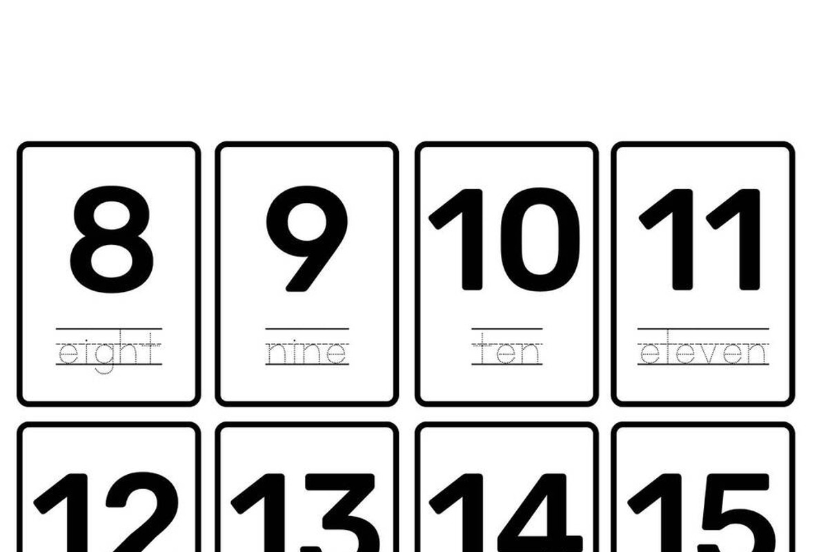 Arabic-English Numbers Flashcards, an Education Illustration by Sourcedigi (Photo 3 of 3)