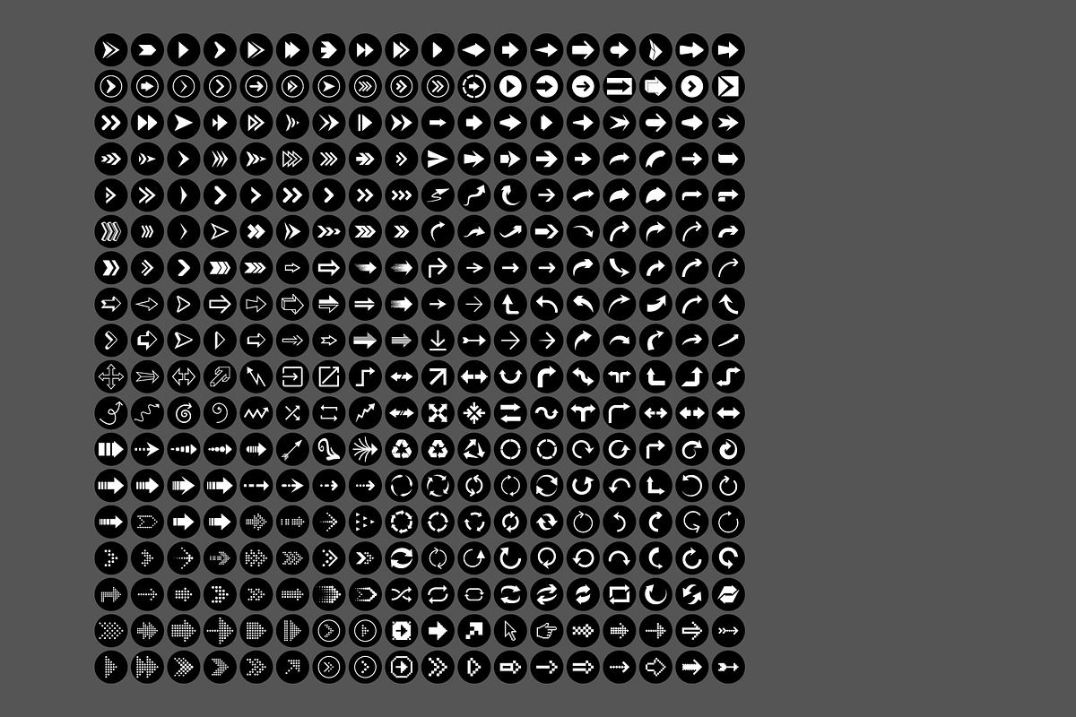 324 Arrow Icons, an Outline Icon by karnofff (Photo 6 of 9)