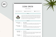 Resume Template CV Template -Word, a Resume Template by GResume (Thumbnail 2 of 7)