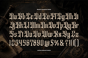 Chronicle Reign | Blackletter Font, a Blackletter Font by Denustudios (Thumbnail 11 of 12)