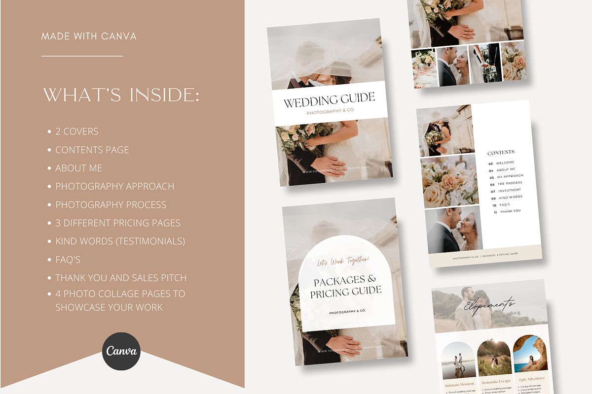 Photographer Pricing Guide Template, a Marketing Template by Gebers Marketing & Design (Photo 4 of 5)