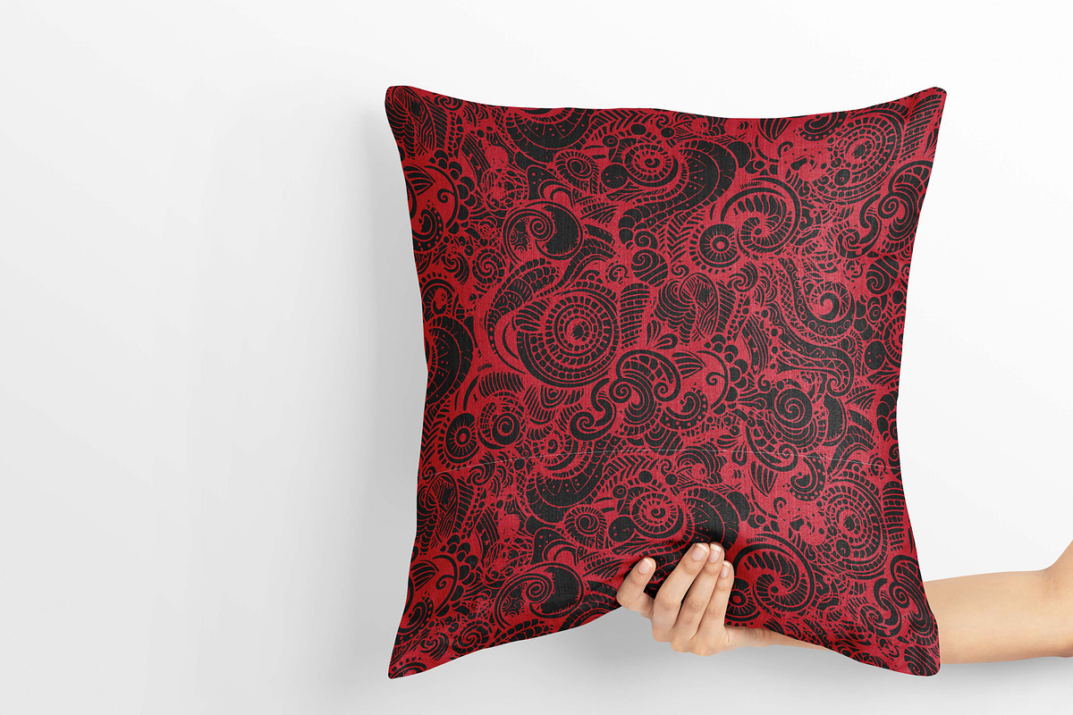abstract zen tangle doodle, a Pattern Graphic by AAN Seamless Shop (Photo 1 of 4)