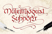 Rivendell. The full of magic font., a Blackletter Font by Red Ink (Thumbnail 6 of 15)