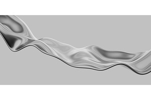 Liquid chrome y2k ribbon, metal wave, a Background Graphic by Marozhkastudio