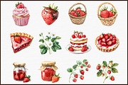 Strawberry Clipart Cottagecore Png S, an Illustration by Sublimation Artist (Thumbnail 3 of 6)