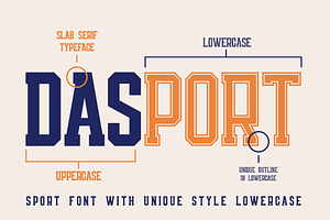 Dasport - Baseball Sport Font