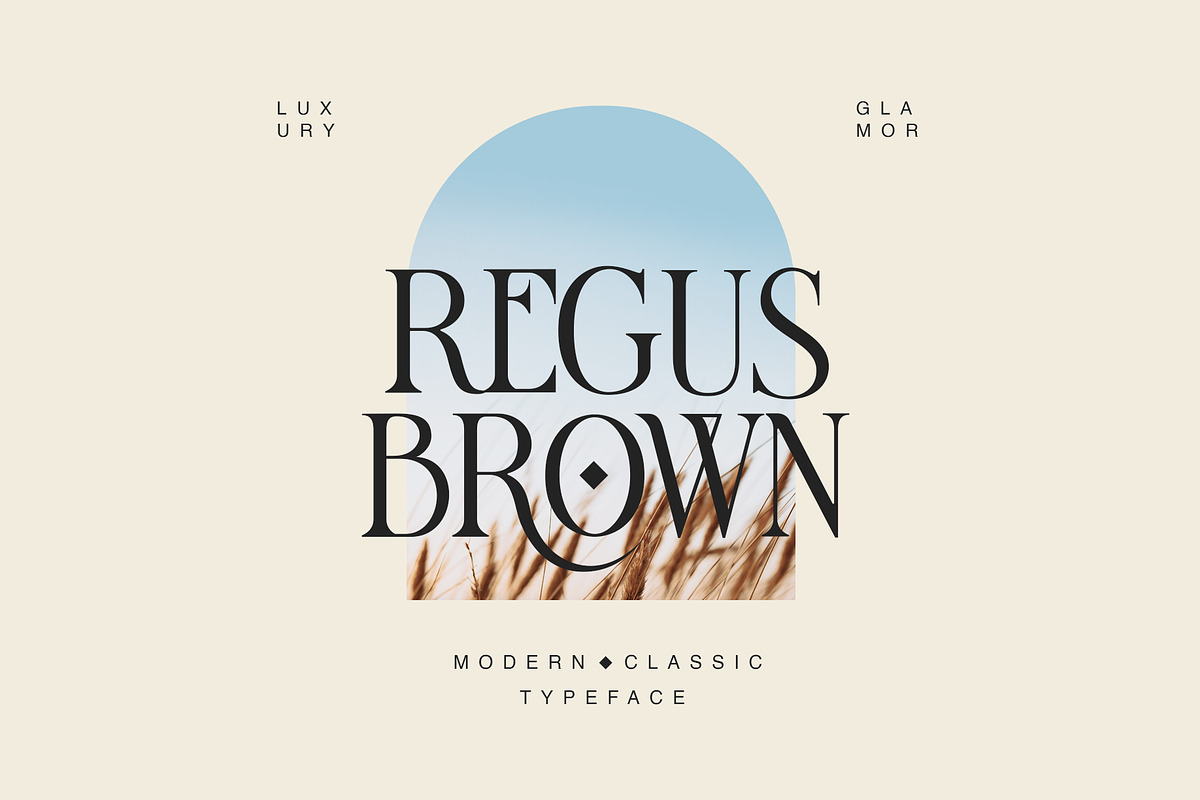 Regus Brown, a Serif Font by Ryan Rivaldo Vierra (Photo 1 of 16)