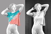 Mockup T-shirt Antique #4, a Shirt Mockup by Sergey Serebrennikov (Thumbnail 4 of 5)
