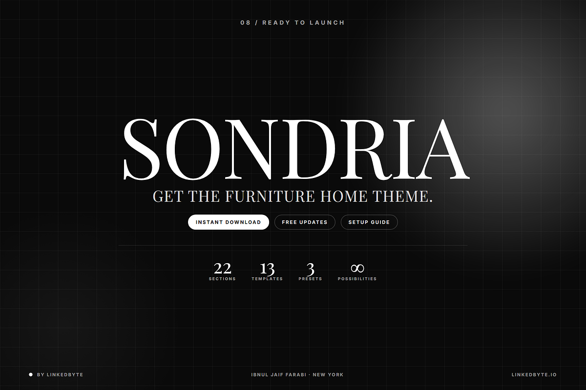 Sondria Shopify Theme, a Shopify Template by Ibnul Jaif Farabi (Photo 8 of 8)