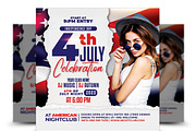 4th of July Party Flyer, a Flyer Template by AfzaalGraphics (Thumbnail 1 of 2)